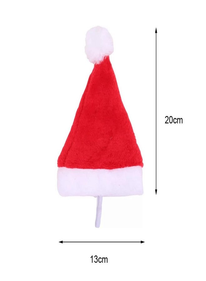 Ankelesz Dog Cat Pet Santa Hat Christmas Pet Costumes Santa Hat Pet Christmas Photo Props for Puppy Kitten - Image 4